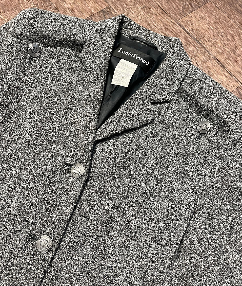 Designer Louis Feraud Jacket | Vintage Jacket | Designer Clothing | Unique Fashion