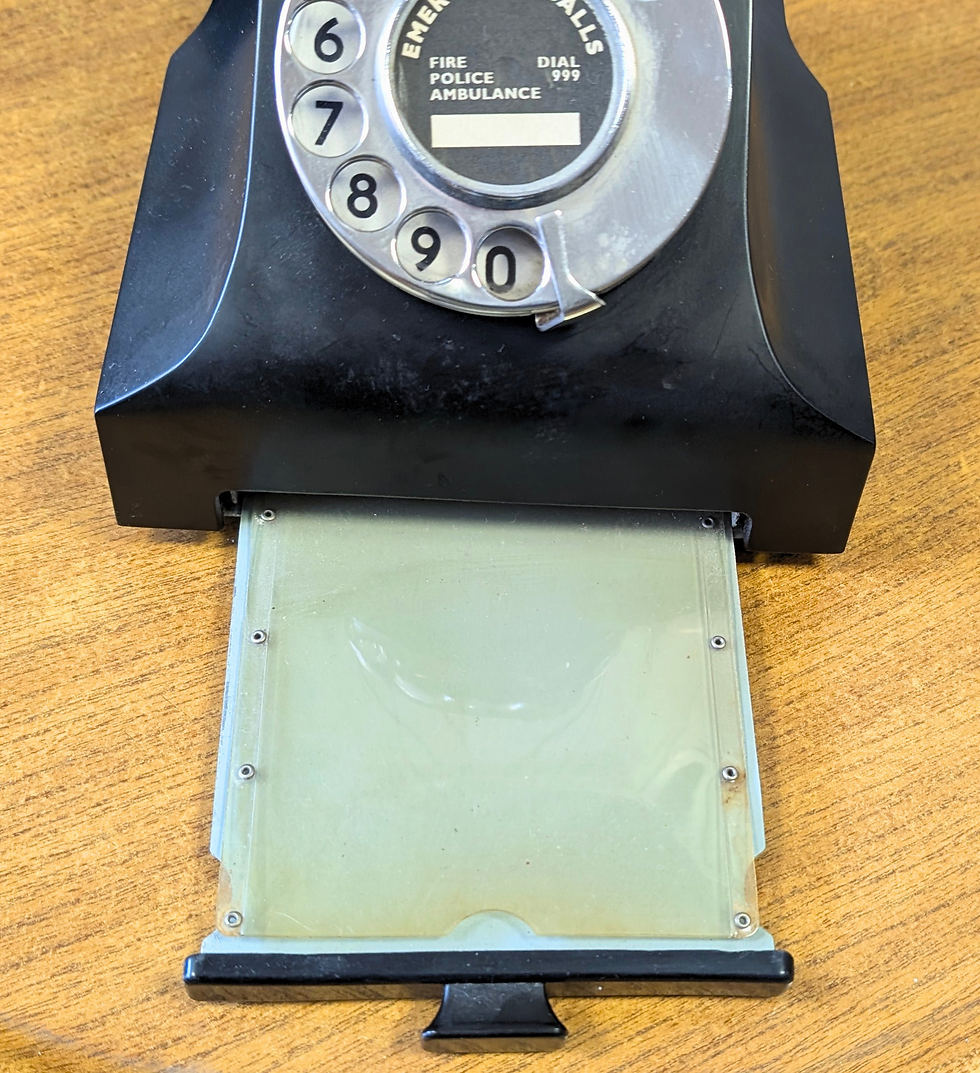 Thumbnail: Vintage GEC Telephone | Black Bakelite Telephone | Unique Gifts | 1940s Home Decor