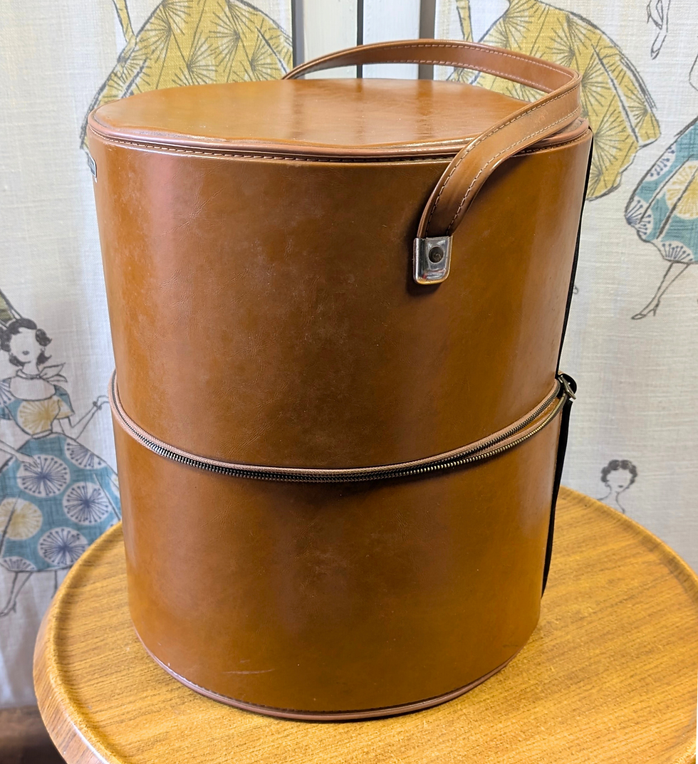 Thumbnail: Vintage Wig Box | Revelation Vanity Case | Unique Storage | Vintage Hat Box
