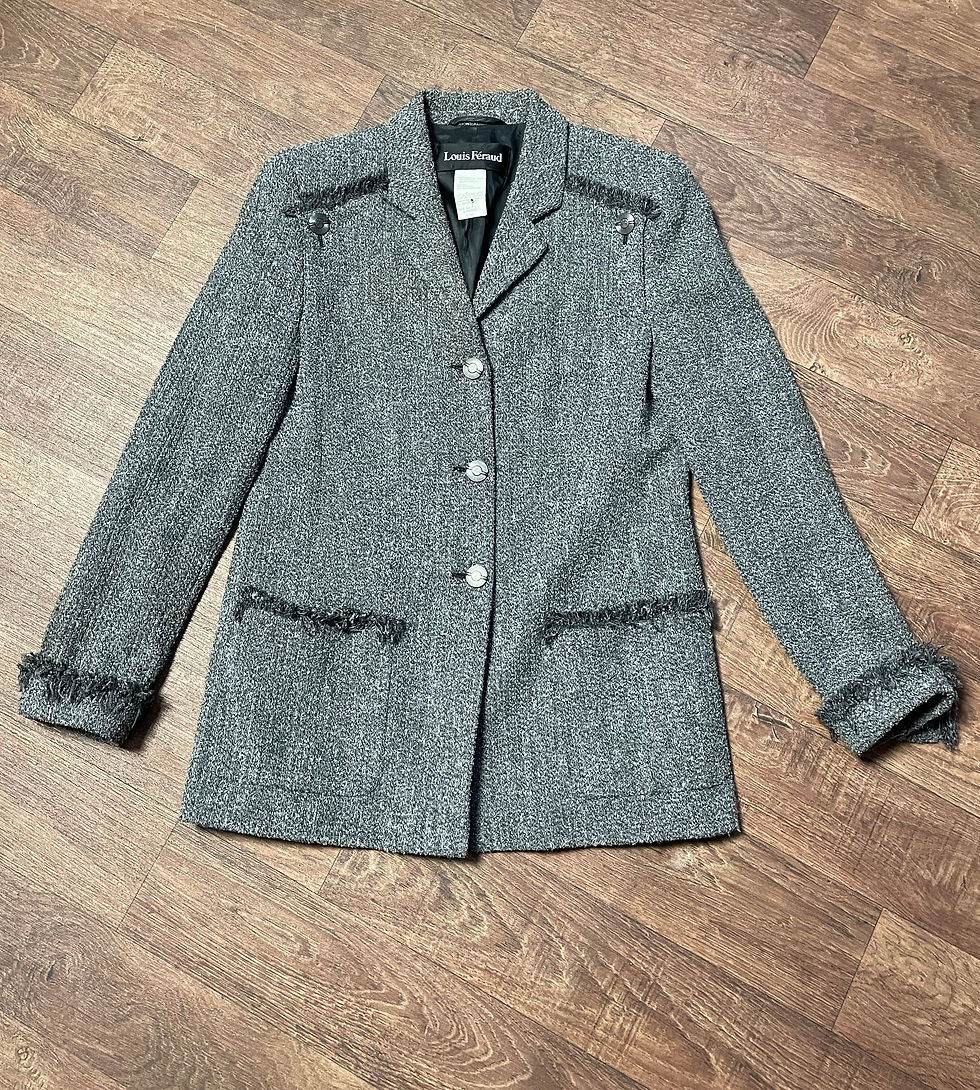 Vintage Louis Féraud Jacket | Designer Jacket | Vintage Clothing | 1980s Style