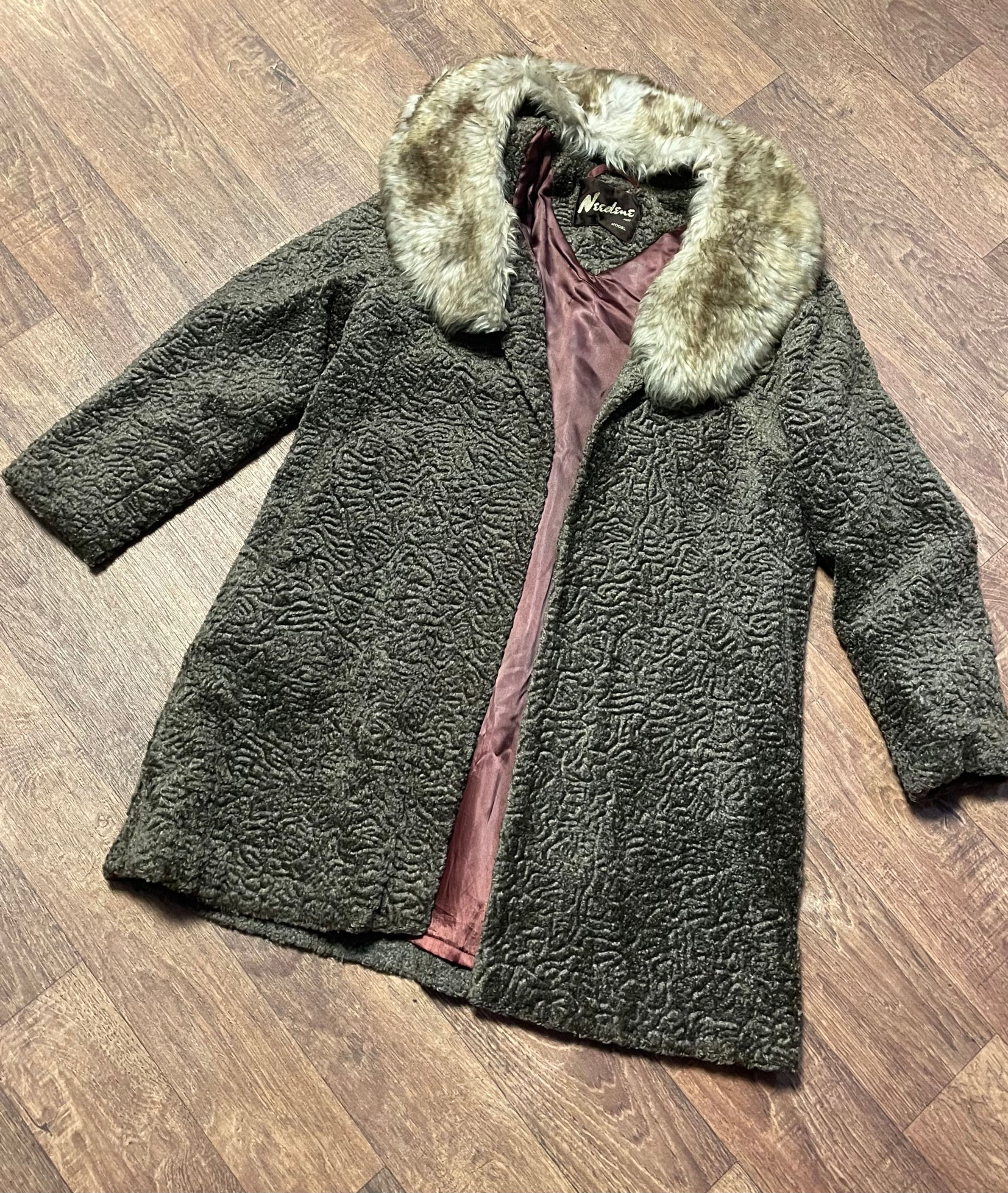 Vintage Astrakhan Coat | 1960s Astrakhan Coat | 60s Fashion | 1960s Clothing