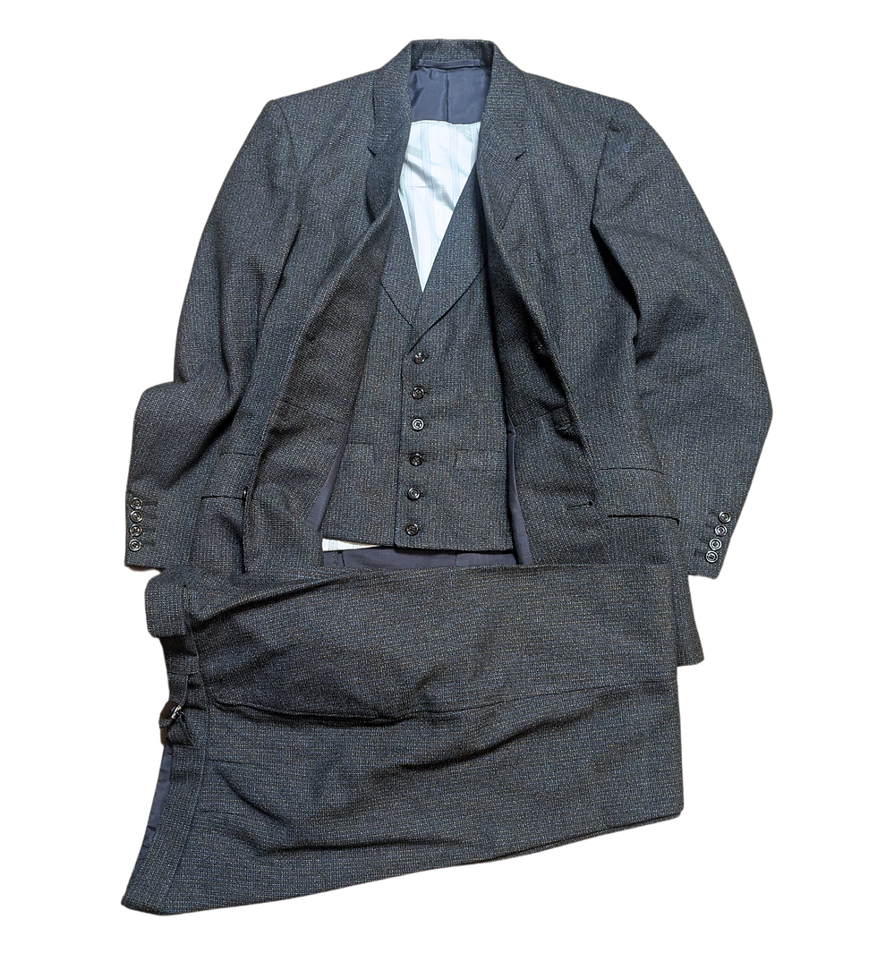 Mens Vintage Suit | 1960s 3 Piece Suit | Vintage Menswear | Unique Vintage