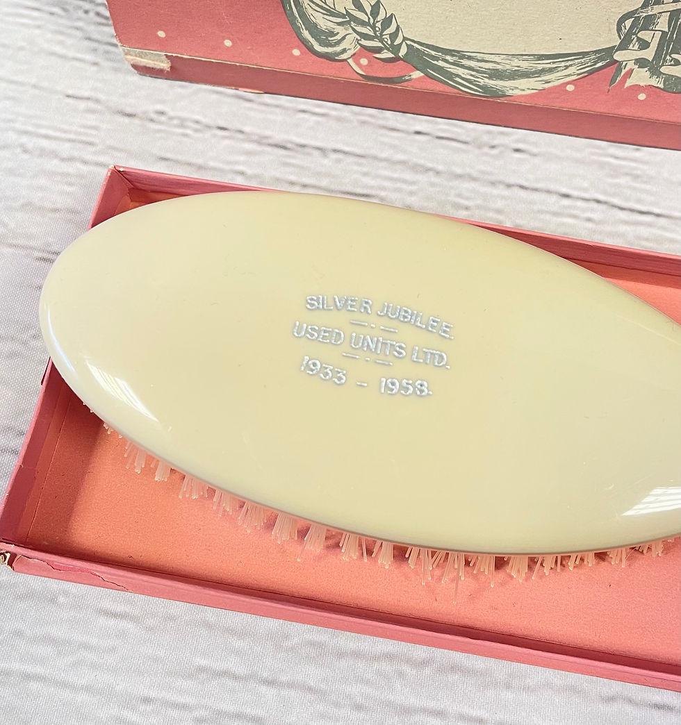 Thumbnail: 1950s Vintage Halex Rondated Hairbrush | Unique Gifts | Vintage Collectables | Vintage Hairbrush