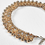 Thumbnail: Bead Necklace | Elegant Vintage Gold Bead Collar Necklace