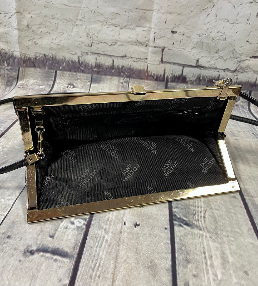 Thumbnail: Vintage Clutch Bag | 1970s Bag | Unique Vintage | Vintage Style