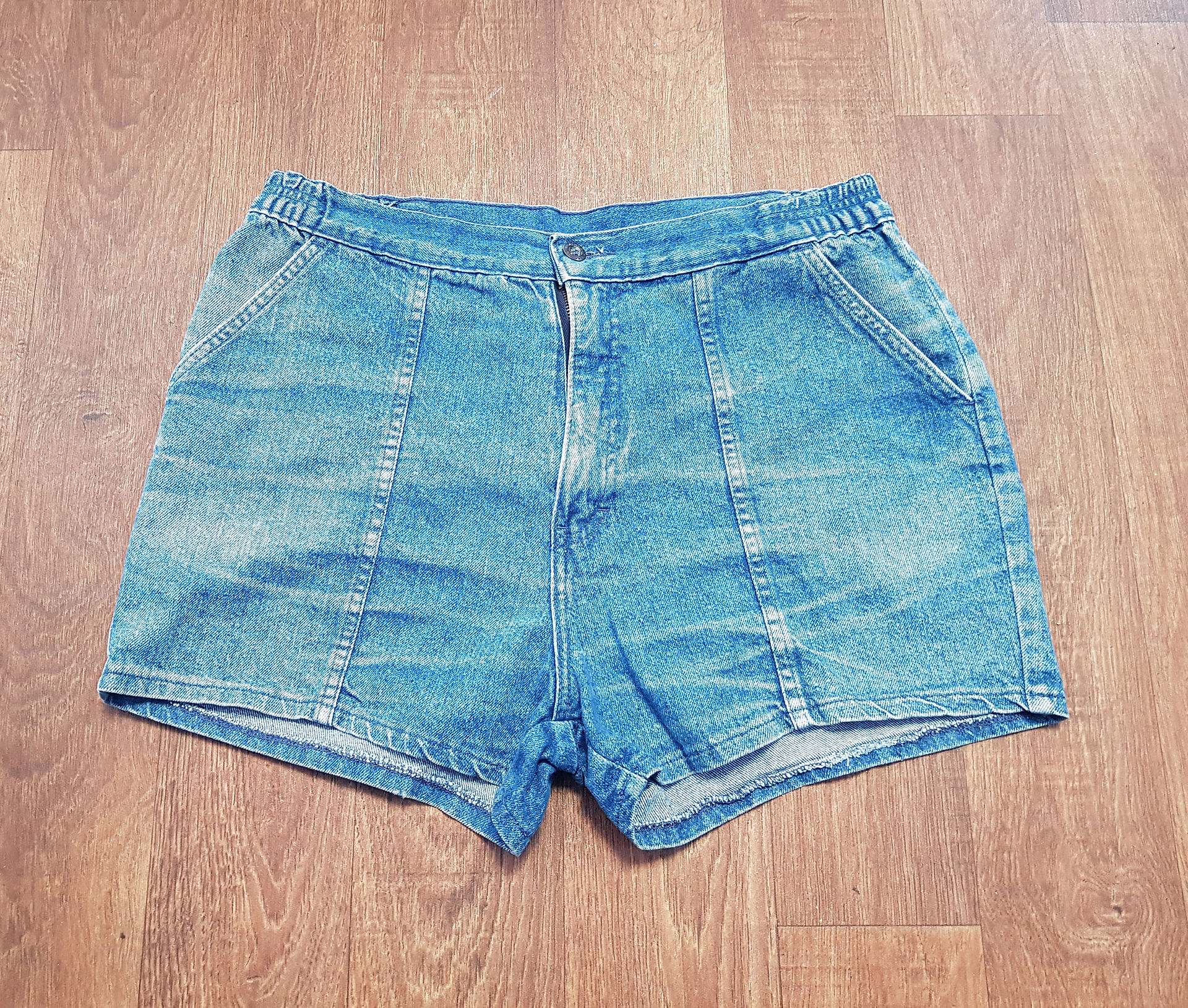 1990s Vintage St Michael Denim Shorts