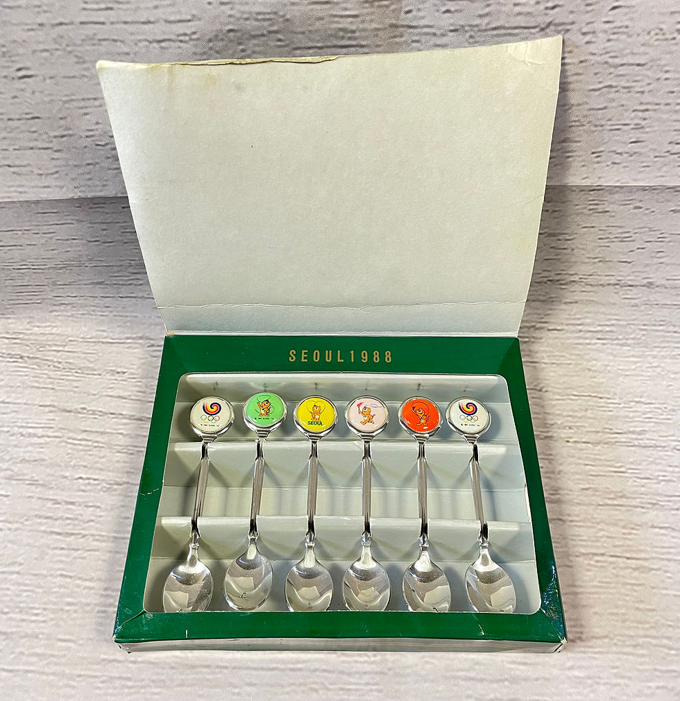 Vintage 1988 Seoul Olympics Collectors Spoons | Vintage Spoons | Vintage Shop