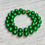 Thumbnail: 1960s Vintage Pearlised Green Bead Necklace