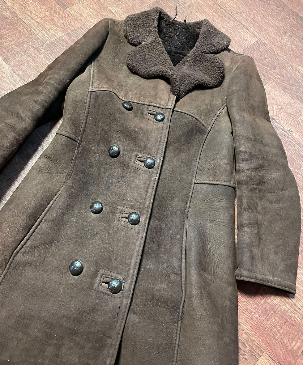 Thumbnail: Vintage Coat | 1970s Sheepskin Coat | Vintage Clothing | 1970s Style
