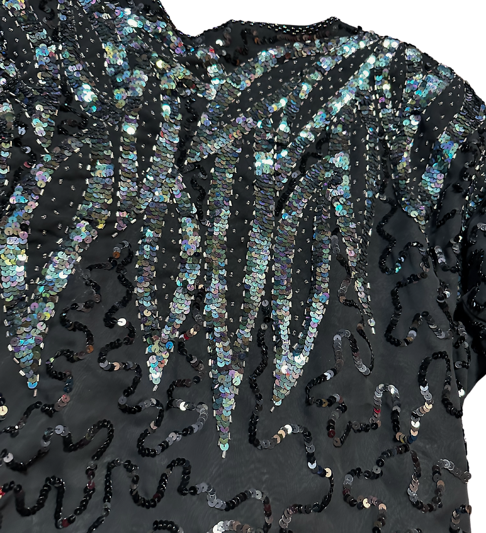 Thumbnail: Vintage Sequin Jacket | 1980s Jackets | Vintage Clothing | Fashion History