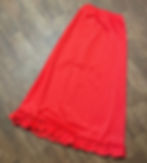 Vintage Maxi Skirt | Red Maxi Skirt | Vintage Clothing | 1970s Fashion