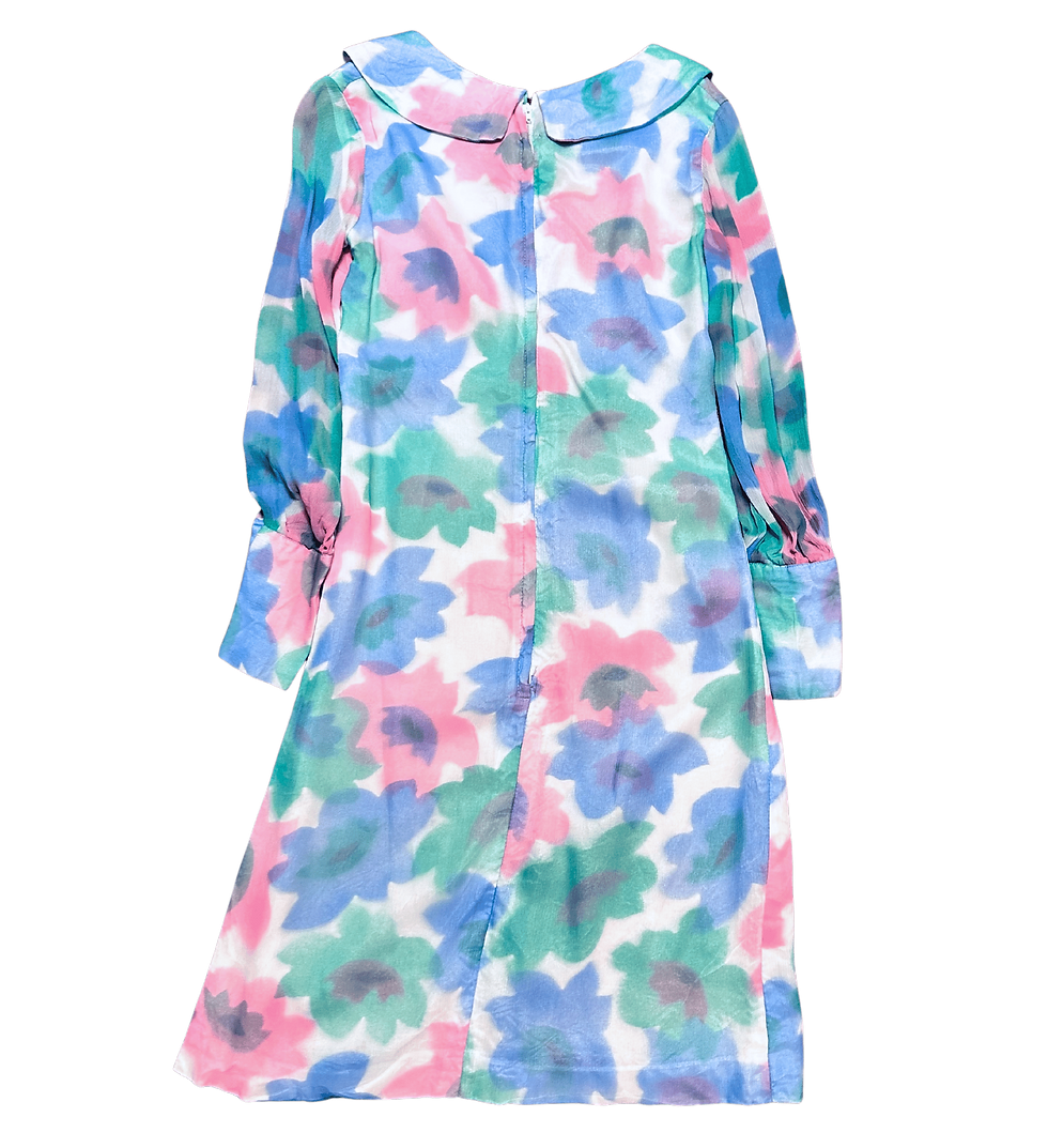 Thumbnail: Vintage Designer Dress | 1960s Silk Dress | 1960s Clothing | 60s Fashion
