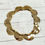 Thumbnail: 1980s Vintage Gold Metal Collar Necklace