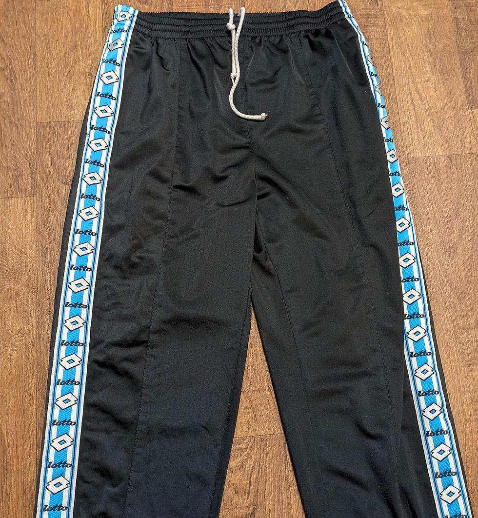 Retro Lotto Tracksuit Trousers | Retro Tracksuit Bottoms | Vintage Clothing | Retro Sportswear