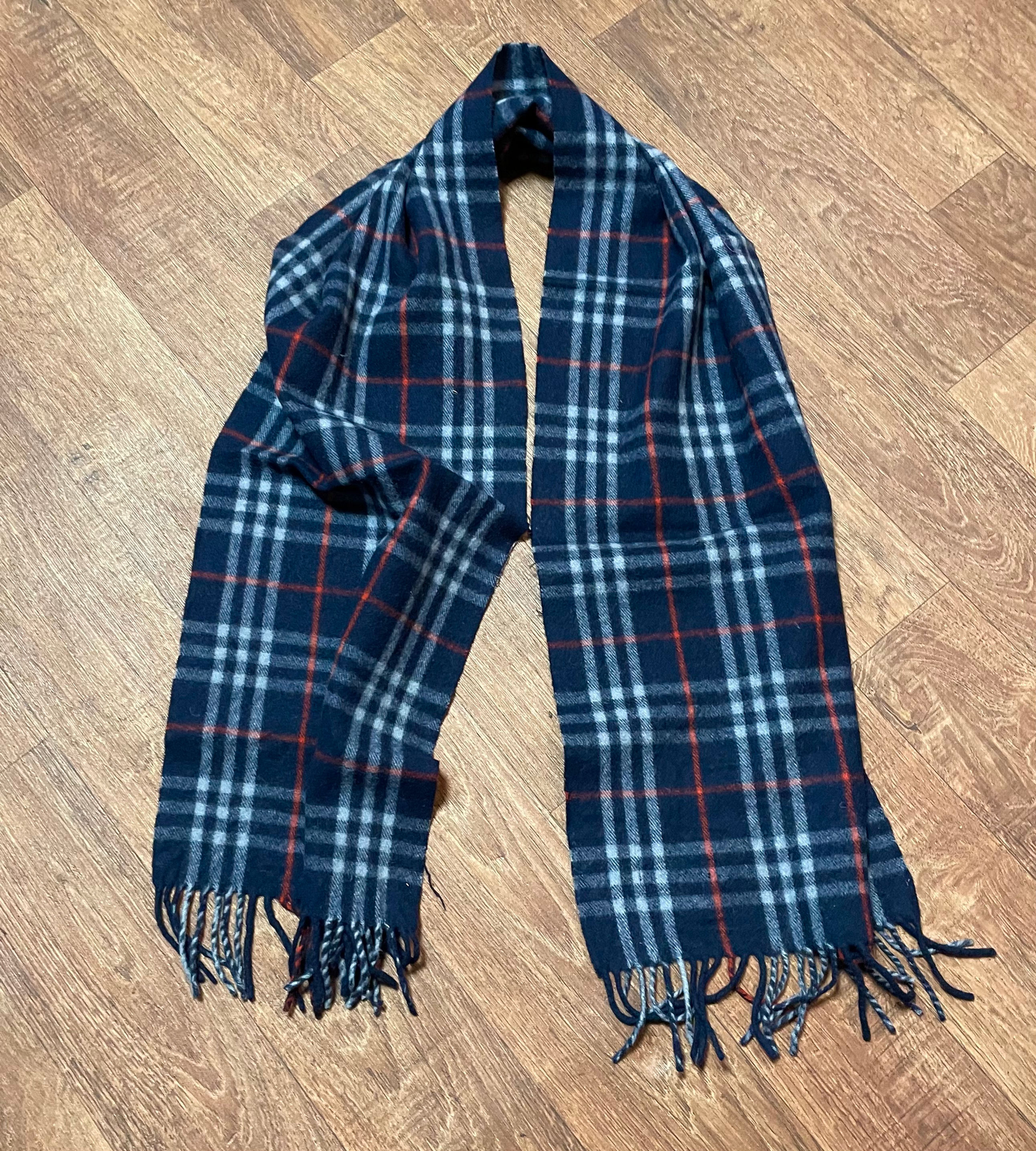 Vintage Burberry Scarf | Burberrys Scarf | Unique Gifts | Vintage Fashion