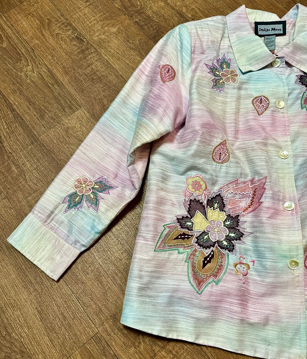 Thumbnail: Indigo Moon Jacket | Vintage Jacket | Unique Clothing | Vintage Fashion