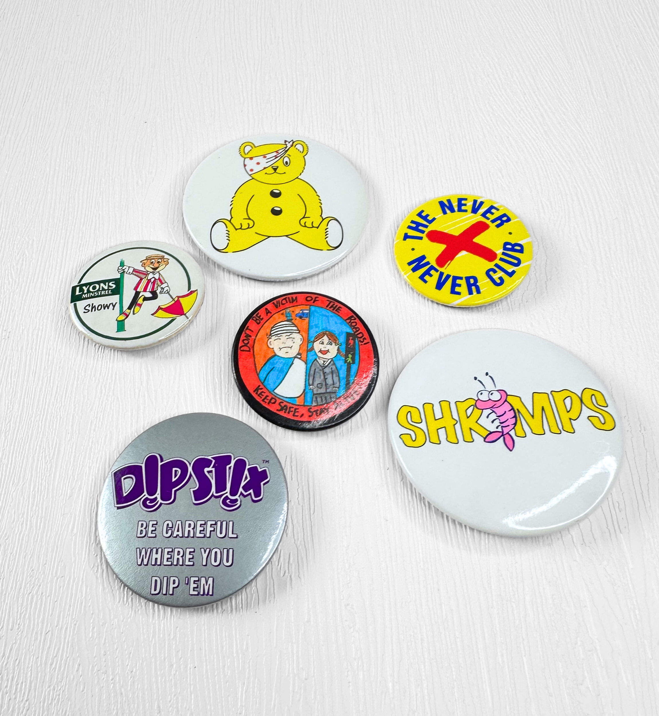Collection of 1980s Vintage Badges