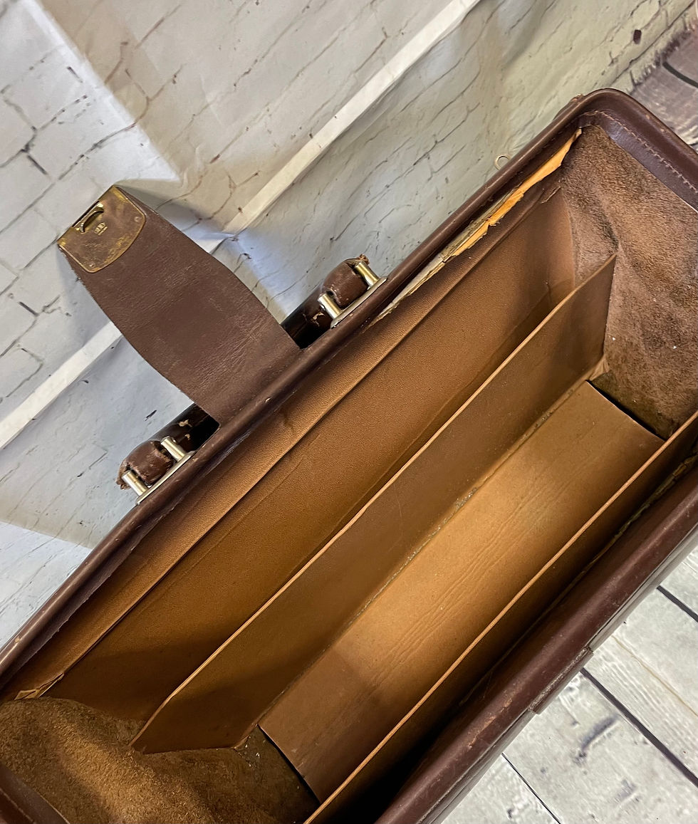 Thumbnail: 1960s Doctors Bag | Vintage Gladstone Bag | Vintage Shop | 1960s Style