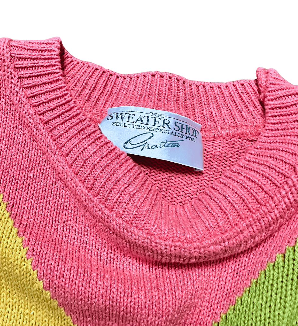 Thumbnail: 1990s Argyle Jumper | Oversize Knitwear | Vintage Clothes | 90s Fashion