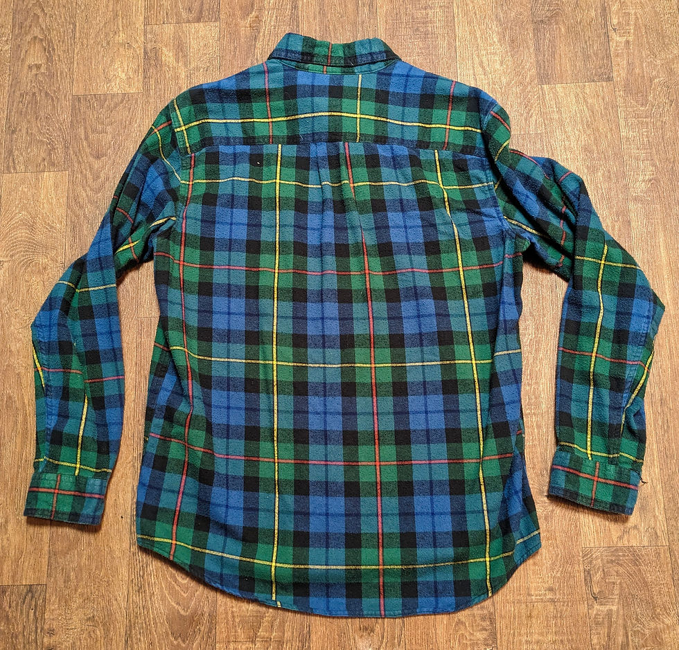 Thumbnail: Mens L.L.Bean Shirt | Retro Plaid Shirt | Unique Clothing | 1990s Style
