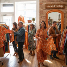 curated vintage boutique shopping
