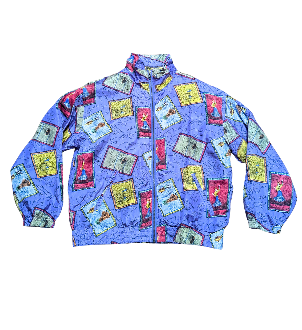 vintage silk jacket | 1990s jacket | vintage clothing | fashion history