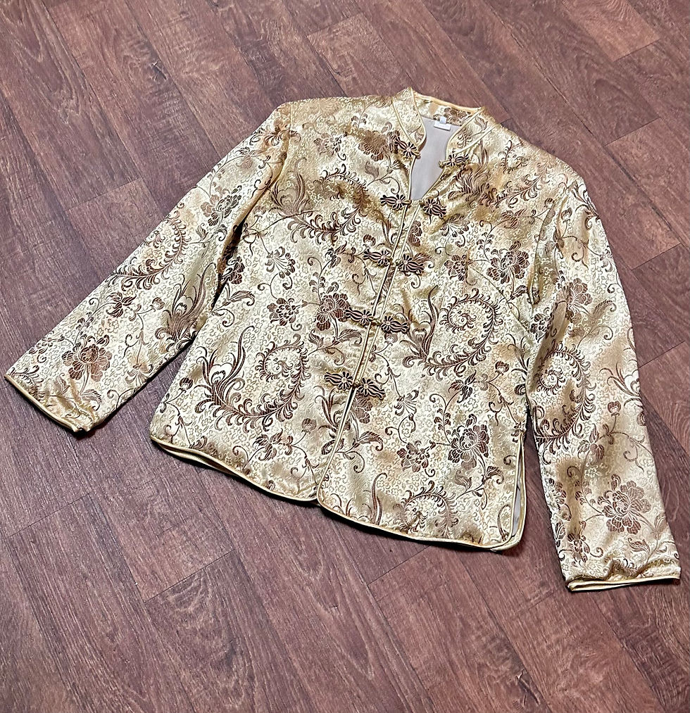 1990s Chinese Jacket | Retro Jacket | 1990s Clothing | Fashion History
