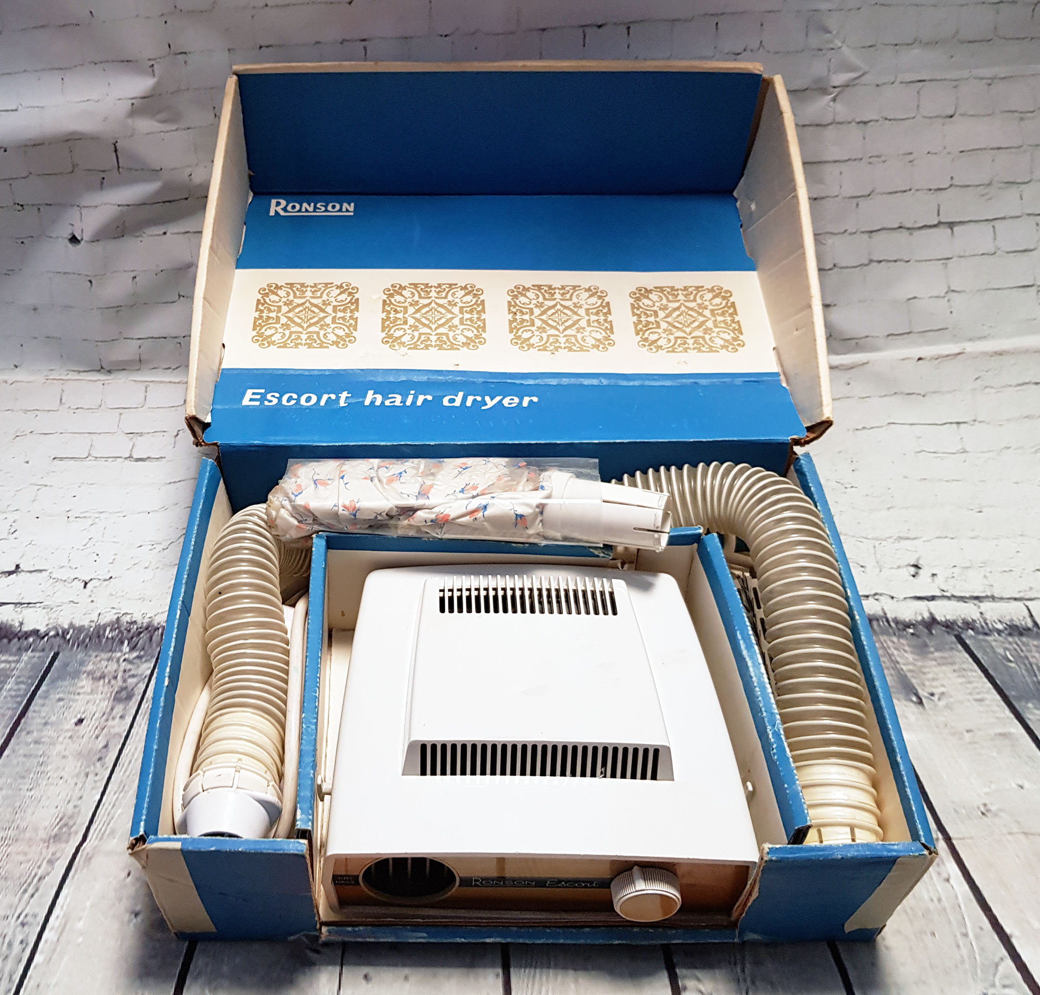 Vintage 1960s Ronson Escort Portable Hair Dryer Vintage Shop