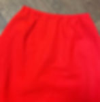 1970s Skirt | Red Vintage Skirt | 1970s Clothing | Unique Vintage