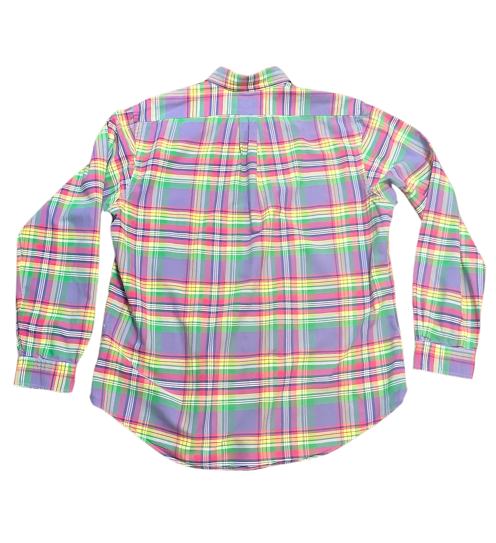 Thumbnail: Vintage Shirt | Mens Vintage Designer Ralph Lauren Check Shirt Size XL