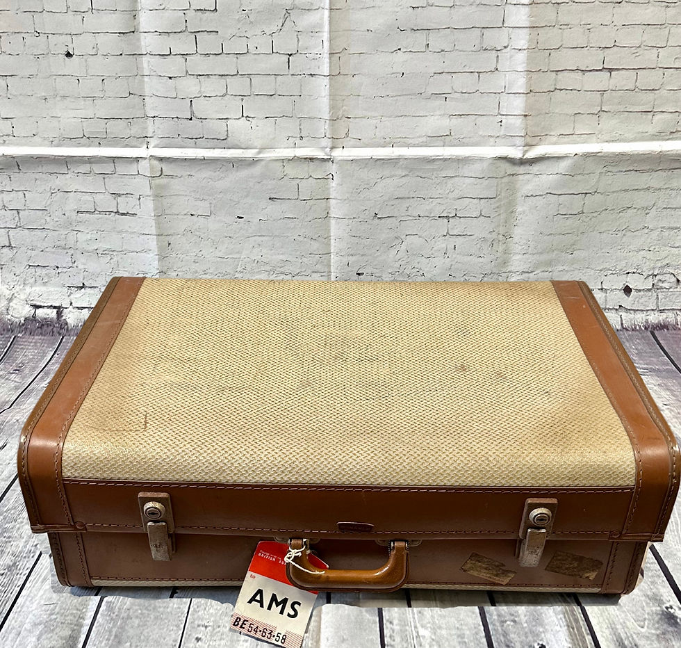 Thumbnail: Vintage Suitcase | 1950s Suitcase | Vintage Luggage | Unique Vintage