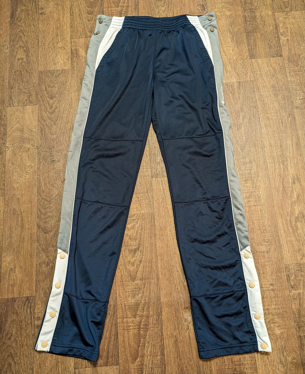 Vintage Champion Popper Fastening Tracksuit Bottoms | Retro Sportswear | Vintage Style