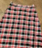 Vintage Skirt | Check Maxi Skirt | Unique Clothing | Boho Fashion