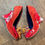 Thumbnail: Retro Irregular Choice Red Suede Wedges | Retro Shoes | Retro Wedges | Unique Style
