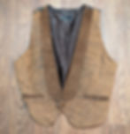 Mens Waistcoat | 1970s Pig Skin Waistcoat | Unique Clothing | Mens Fashion