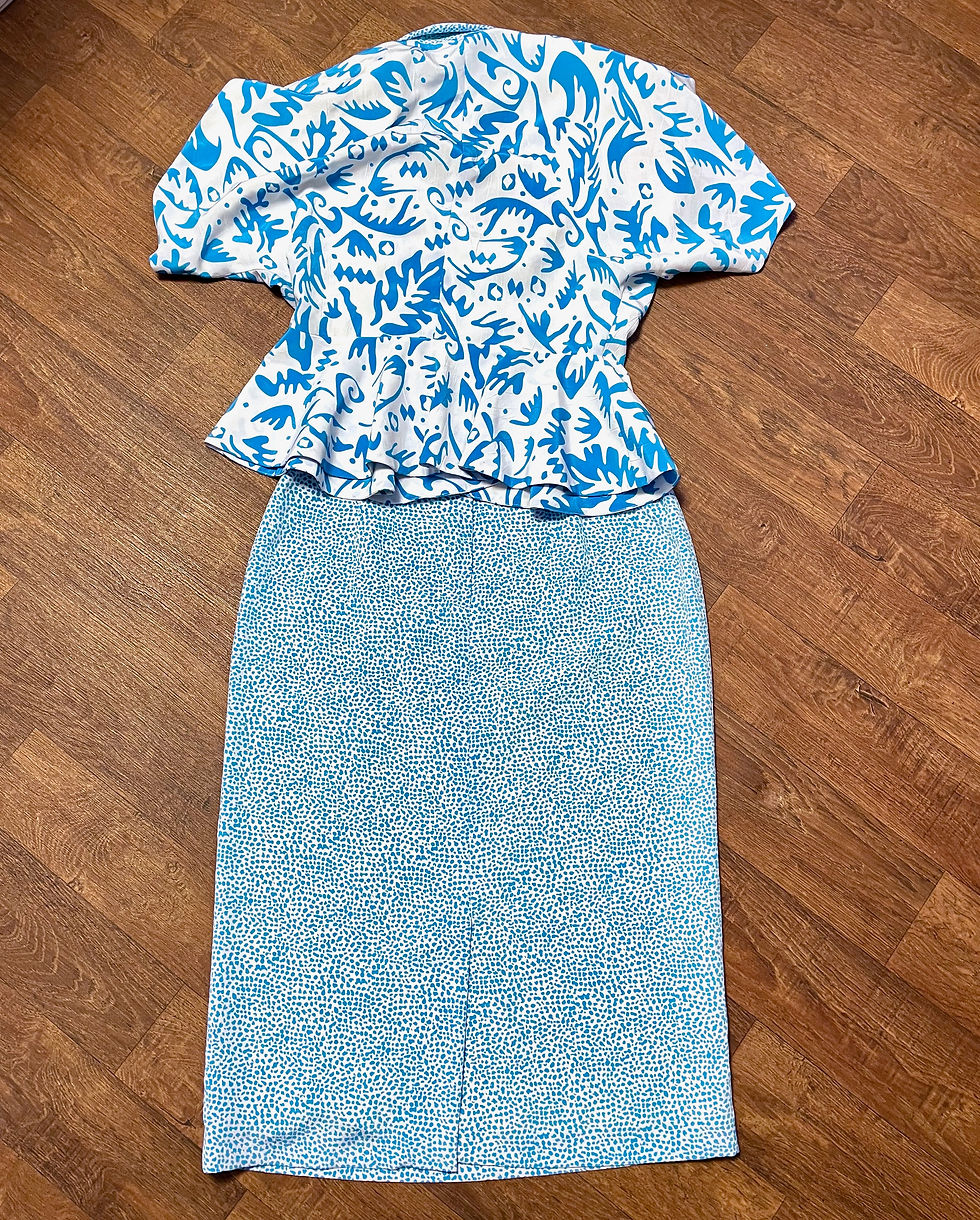 Thumbnail: Simon Ellis Skirt Suit | Retro Clothing | Retro Skirt Suit | 1980s Fashion