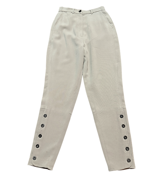 Vintage Trousers | 1990s Vintage Nicole Farhi Buttoned Trousers