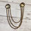Thumbnail: 1970s Vintage Pearl Stone Collar Clips