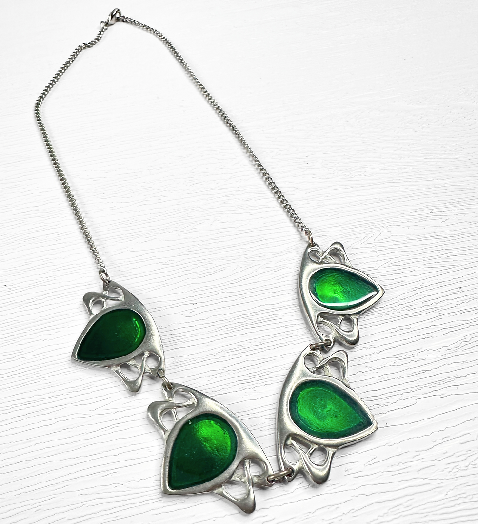 Thumbnail: Celtic Necklace | Vintage St Justin Silver Celtic Necklace