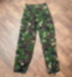 Military Cameo Combat Trousers | Vintage Trousers | Vintage Clothing | Retro Style