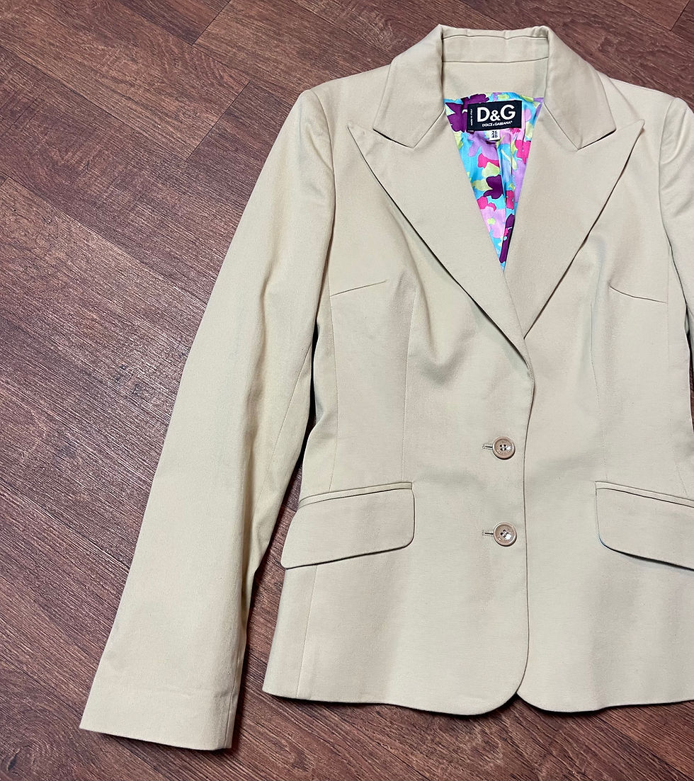 Vintage D&G Blazer | Vintage Blazer | Unique Vintage | Retro Clothing