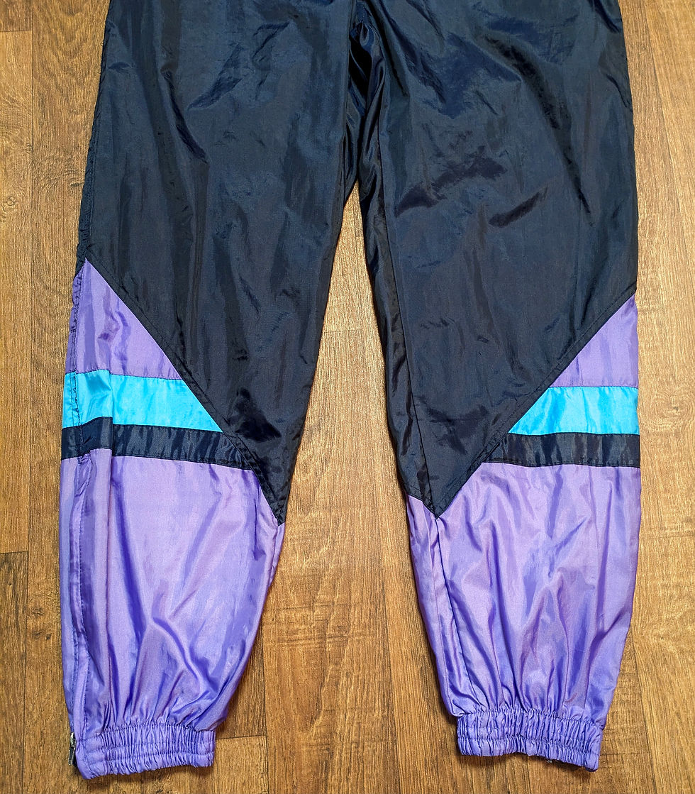 Thumbnail: Retro Tracksuit Bottoms | Retro Tracksuit Pants | 1980s Sportswear | 1980s Fashion