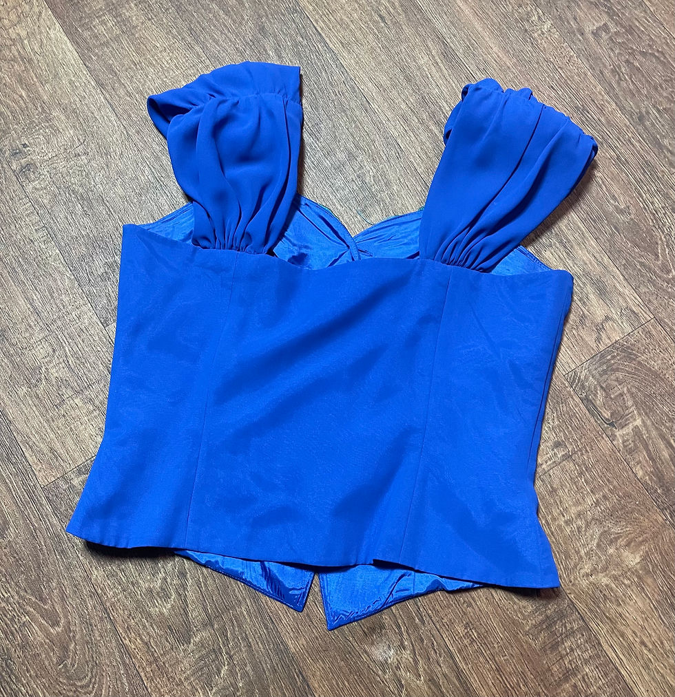 Thumbnail: 1980s Vera Mont Top | Vintage Party Top | 1980s Clothing | Vintage Style