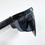 Thumbnail: Vintage Large Black Shield Sunglasses view 3