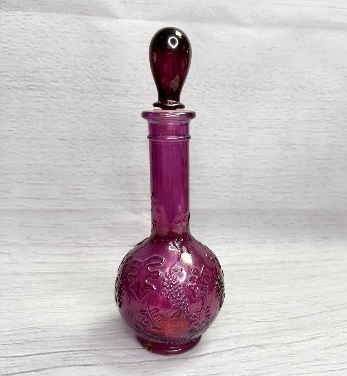 1970s Vintage Avon Nearness Grape Bud Glass Bottle  | Vintage Bottles | Vintage Collectibles