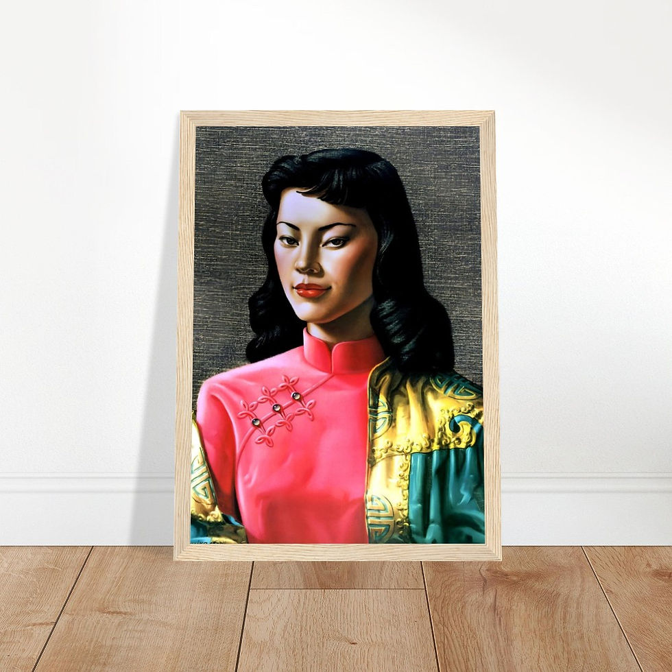 Thumbnail: Miss Wong by Vladimir Tretchikoff – Premium Vintage Framed Print