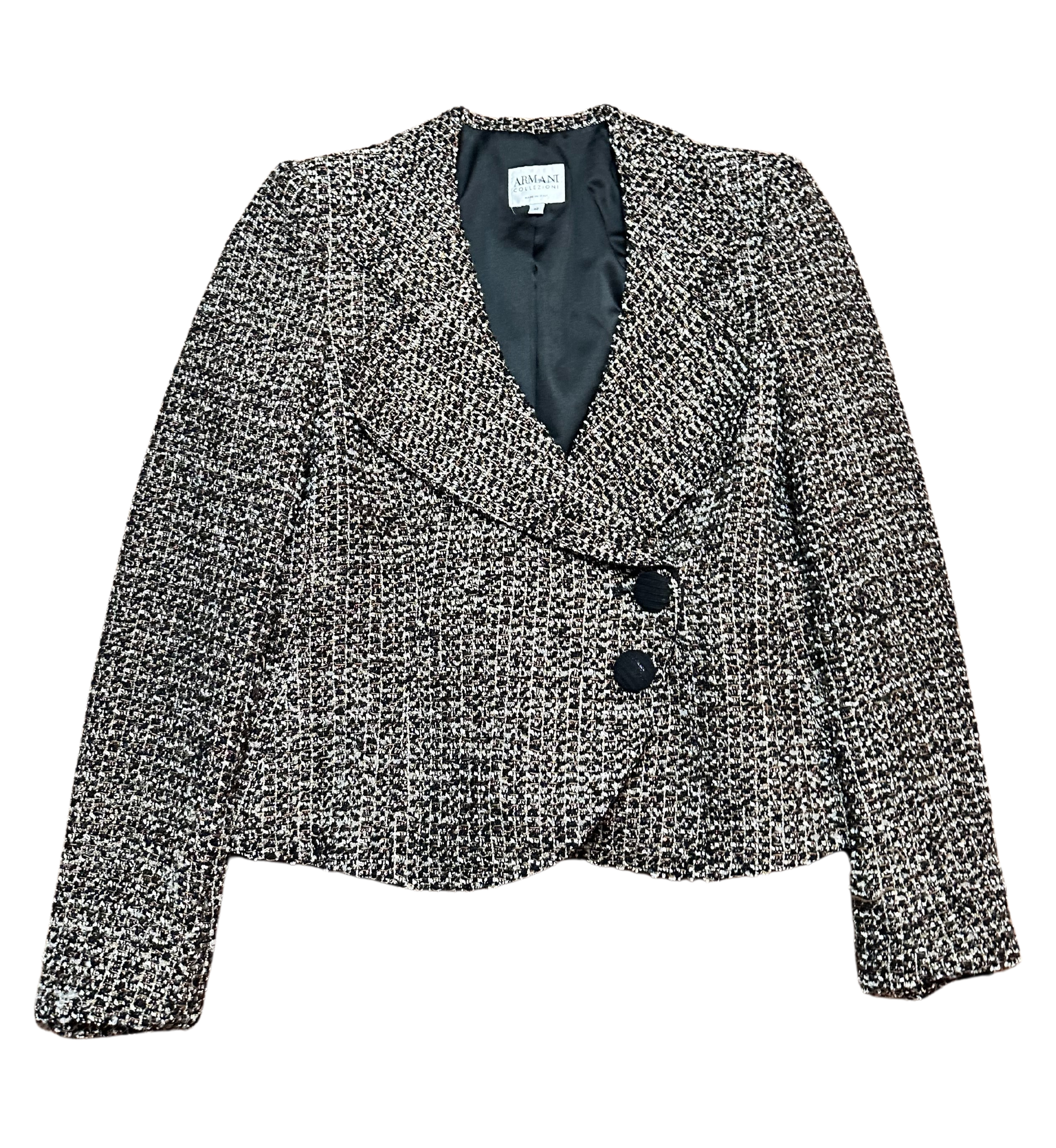 Armani Jacket | Vintage Armani Collezioni bouclé jacket full view