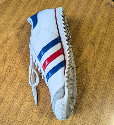 adidas rom white blue red