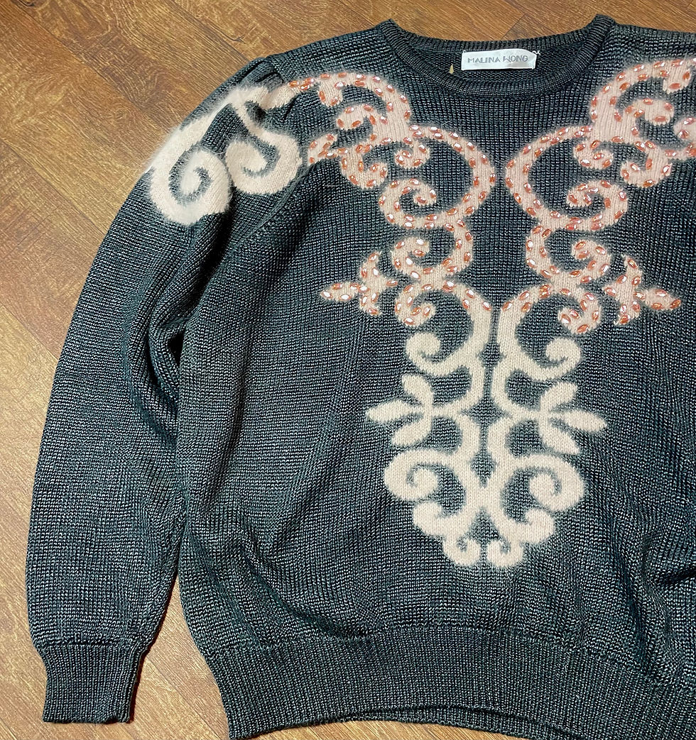 Thumbnail: Vintage Jumper | 1980s Knitwear | Vintage Clothing | Vintage Fashion