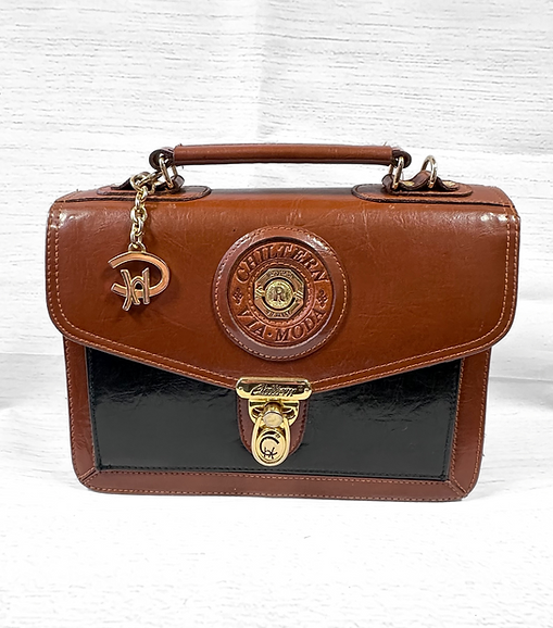 Sac à Main Vintage Chiltern Couleur Crème/ivoire - En Simili Cuir, Occasion, Style Rétro